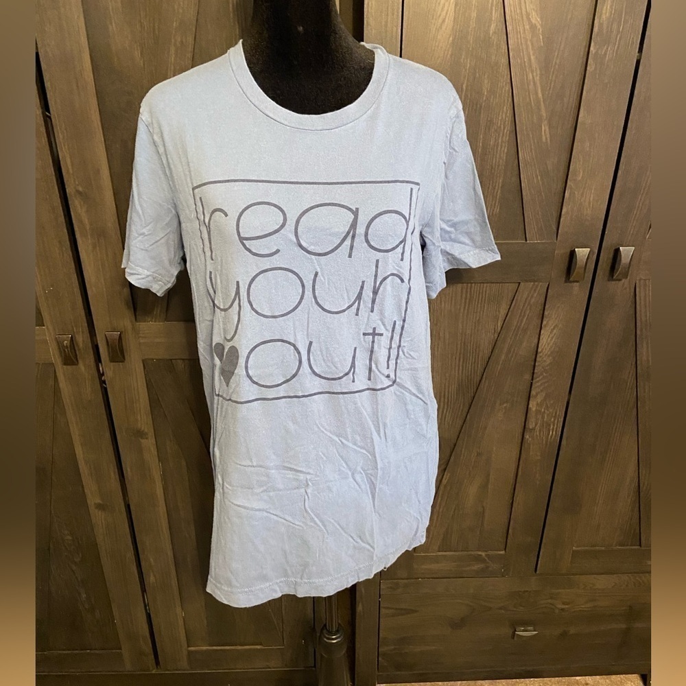 Bella & Canvas Read Your ❤️ Out Teacher T-shirt Size M
